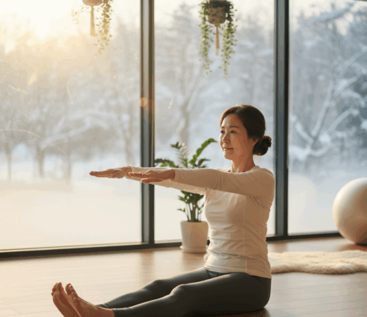 추위에 굳은 몸을 깨우는 중년의 해답, ‘겨울철 필라테스’의 모든 것