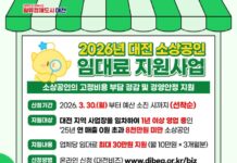 소상공인 임대료 지원사업 3년 연속 추진